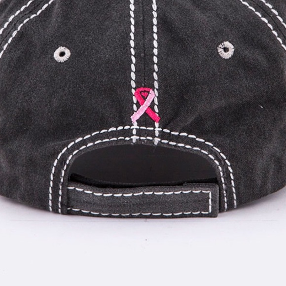 🌸 Yall Embroidered Distressed Cotton Hat - Picture 2 of 2